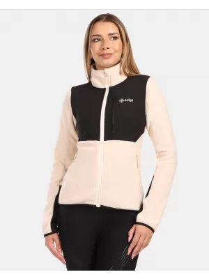 Hanorac de damă din fleece KILPI KAJAANI-W ZL0209KI BEJ