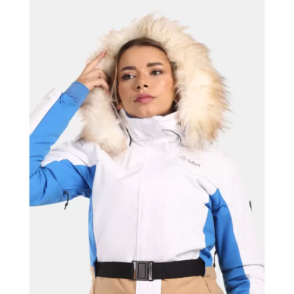  Jachetă de schi pentru femei KILPI CARRIE-W ZL0108KI ALB 