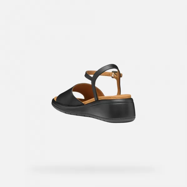 Sandale de dama GEOX MELICONIA NEGRU 
