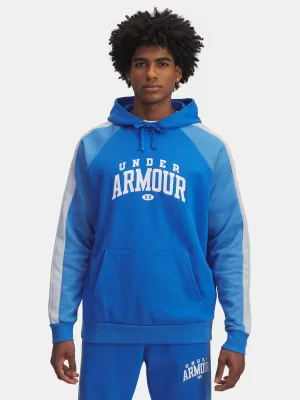Hanorac pentru bărbați UNDER ARMOUR RIVAL FLC CB HOOD ALBASTRU