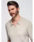 Tricou pentru bărbați OMBRE OM-POSS-0160 GRI DESCHIS