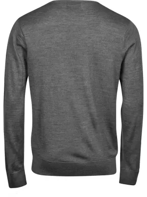 Pulover pentru bărbați TEE JAYS | TJ 6000 MELANGE GRI