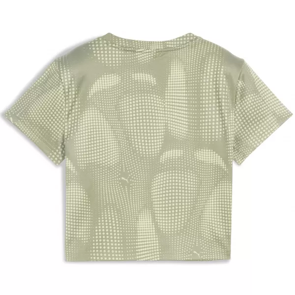  Tricou pentru femei PUMA DARE TO AOP BABY TEE 63214582 ARMATA LUX 