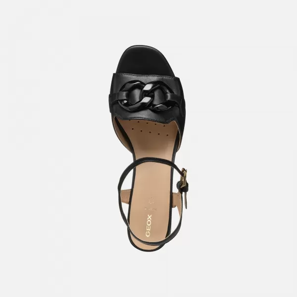  Sandale de dama GEOX NEW ERAKLIA 50 T NEGRU 