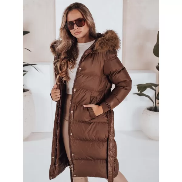  Palton de damă DSTREET TY5009 MARO 