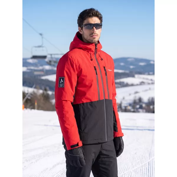  Geaca de iarna pentru barbati ALTISPORT GALLANT ROŞU 