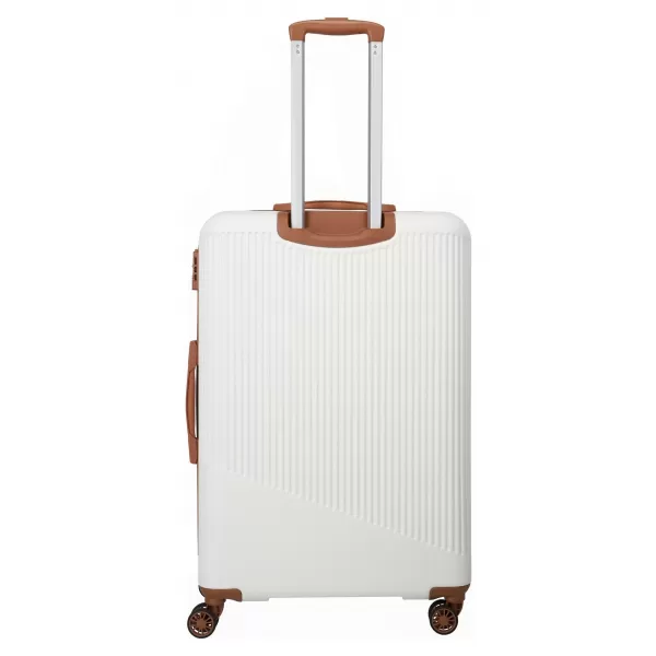  Valiză TRAVELITE BALI L ALB/COGNAC 