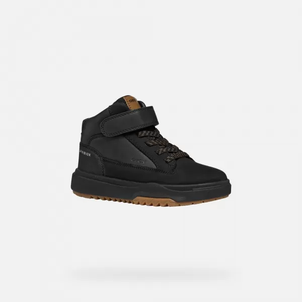  Botine pentru baieti GEOX BUNSHEE B ABX NEGRU 