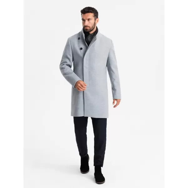  Haina masculină OMBRE OM-COWC-0141 MELANGE GRI 