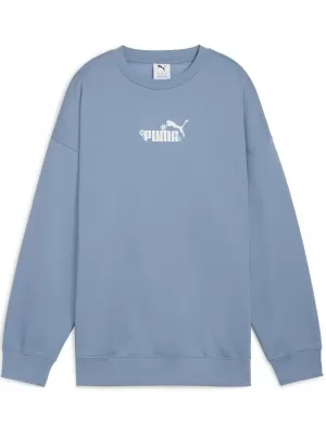 Panoul pentru doamne PUMA ESS NATURE 2 0 OVERSIZED CREW FL 68807834 COOL ALBASTRU