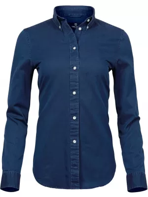 Cămașă de damă TEE JAYS | TJ 4003 ALBASTRU INDIGO