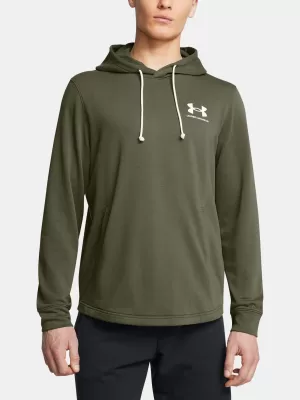 Hanorac pentru bărbați UNDER ARMOUR UA RIVAL TERRY LC HD 1370401-390 VERDE