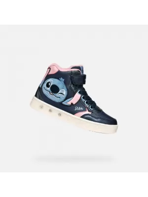 Adidași pentru fete GEOX SKYLIN J568WH0BCKNC0694 ALBASTRU ÎNCHIS