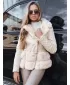 Geaca de dama DSTREET TY5275 ECRU