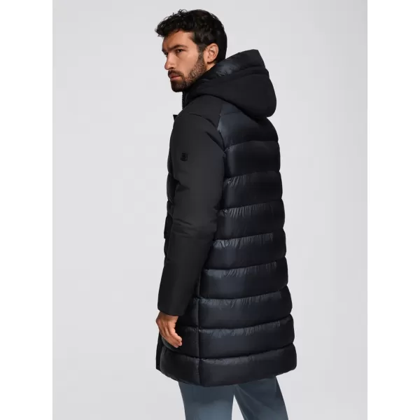  Palton pentru bărbați OMBRE OM-JALJ-0308 NEGRU 