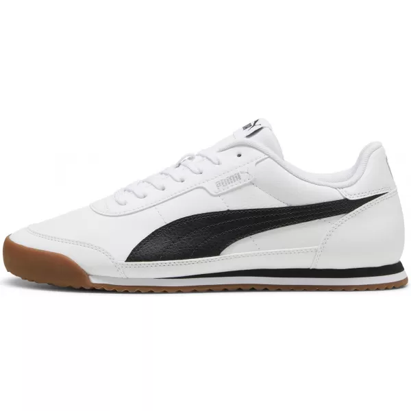  Pantofi pentru bărbați PUMA TURINO II 39745202 PUMA WHITE/PUMA BLACK/GREY 