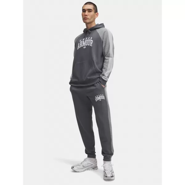  Pantaloni sport pentru bărbați UNDER ARMOUR UA RIVAL FLC CB PANTS 6003954-025 GRI 
