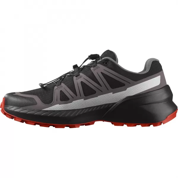  Pantofi pentru bărbați SALOMON SPEEDCROSS PEAK GORE-TEX NEGRU/CASTLEROCK/ROȘIE CHERRY 