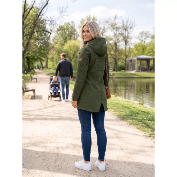  Geacă de softshell pentru femei ALTISPORT GEMEE KAKI 
