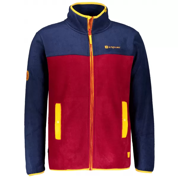  Hanorac pentru bărbați din fleece ALTISPORT GAMEL BURGUNDIA 