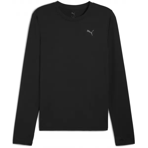  Tricou pentru bărbați PUMA M CLOUDSPUN LS TEE 52759101 PUMA NEGRU 