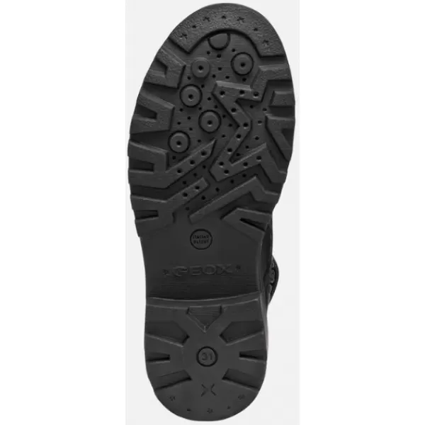  Botine pentru fete GEOX B462LC022FUC0724 NEGRU 