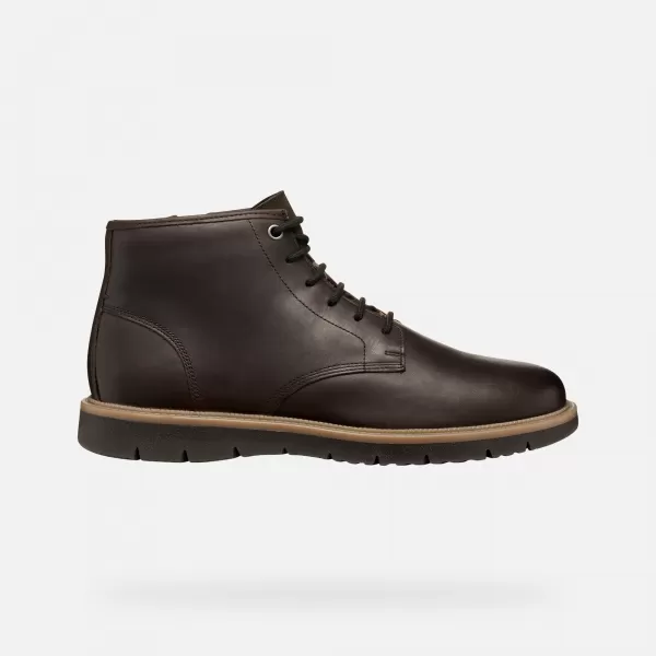  Pantofi pentru bărbați GEOX POVE G011452 MARO ÎNCHIS 