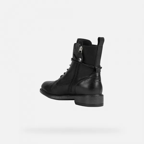 Botine de dama GEOX CATRIA NEGRU 