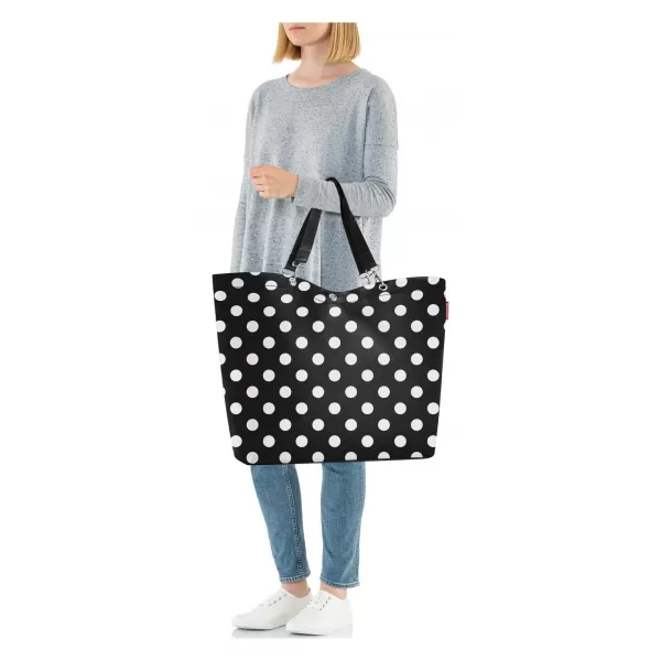  Geantă de mână REISENTHEL SHOPPER XL PUNCTE ALBE 