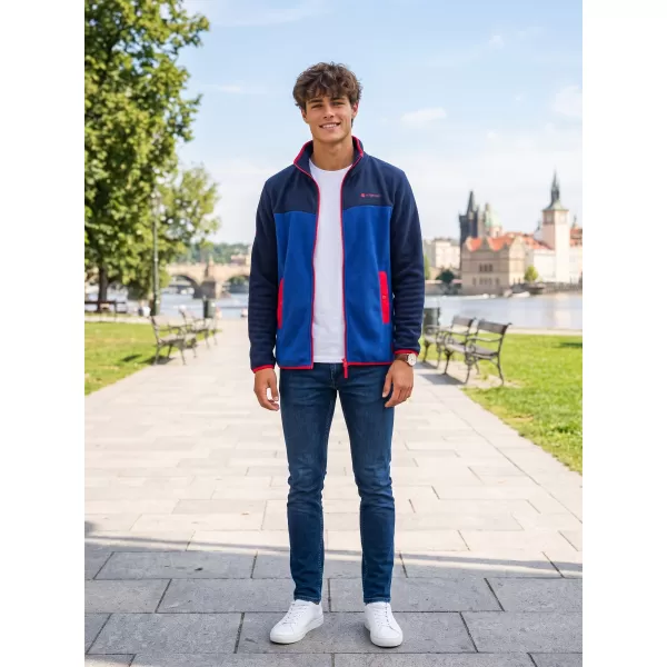  Hanorac pentru bărbați din fleece ALTISPORT GAMEL ALBASTRU 