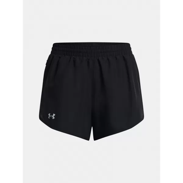  Pantaloni scurți de damă UNDER ARMOUR UA FLY BY 3'' SHORTS 1382438-001 NEGRU 