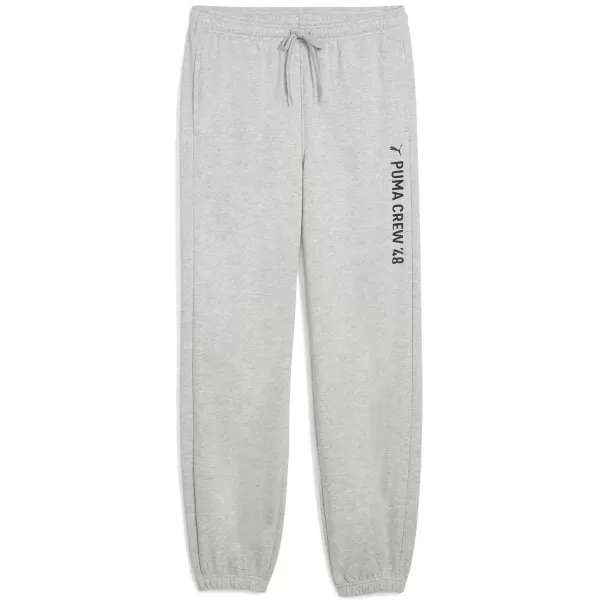  Pantaloni de trening pentru bărbați PUMA M GRAPHIC FRENCH TERRY JOGGER 52770304 ERICA GRI DESCHIS 