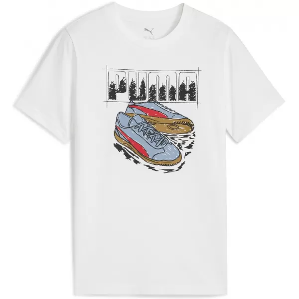  T -thirt PUMA GRAPHIC SNEAKER TEE B 68993902 PUMA ALB 