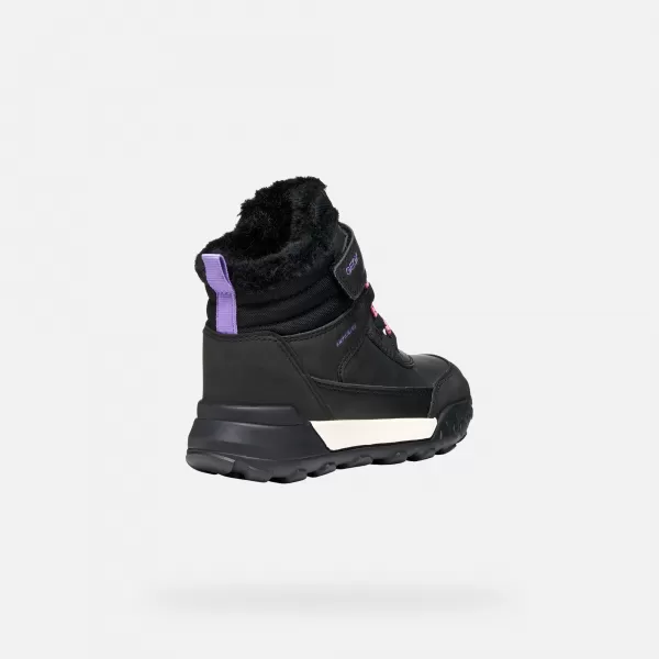  Botine pentru fete GEOX TREKKYUP AB J46M7A0MEMSC9266 NEGRU 