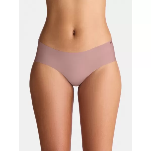  Chiloți de damă UNDER ARMOUR UA PURE STRETCH NS HIP - 3PK 1383895-673 ROZ TURMALINA 