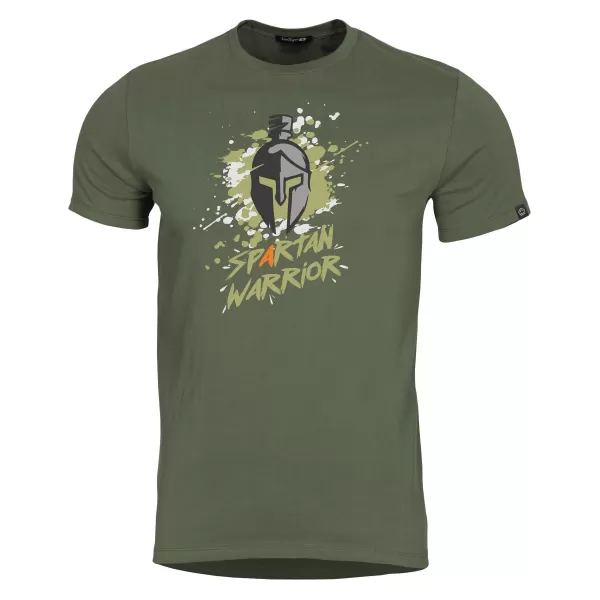  tricou PENTAGON AGERON SPARTAN WARRIOR K09012 VERDE MĂSLINIU 