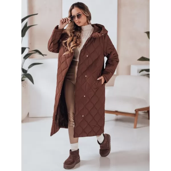  Palton de damă DSTREET TY4927 MARO 