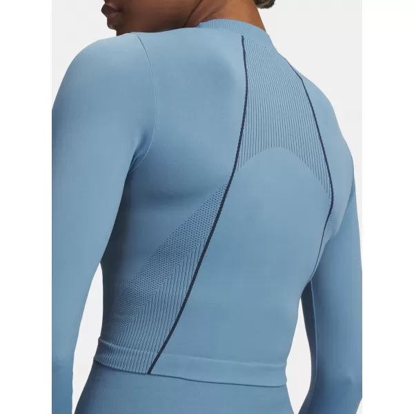  Tricou pentru femei UNDER ARMOUR UA VANISH SEAMLESS LS 6000645-418 ALBASTRU 