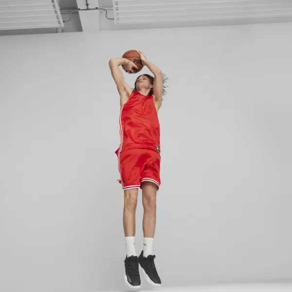  Pantaloni scurţi PUMA HOOPS TEAM GAME SHORT 67662904 PUMA RED 