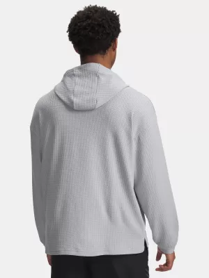 Hanorac pentru bărbați UNDER ARMOUR UA RIVAL WAFFLE HOODIE 1383108-011 GRI