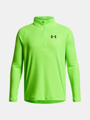 Tricou băieți UNDER ARMOUR UA TECH 2.0 1/2 ZIP 1363286-389 VERDE