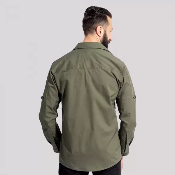  Cămașă pentru bărbați PENTAGON PLATO SHIRT K02019 VERDE CAMO 