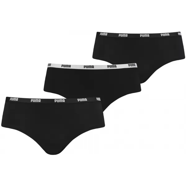  Chiloți PUMA HIPSTER 3P PACK 90759202 NEGRU 
