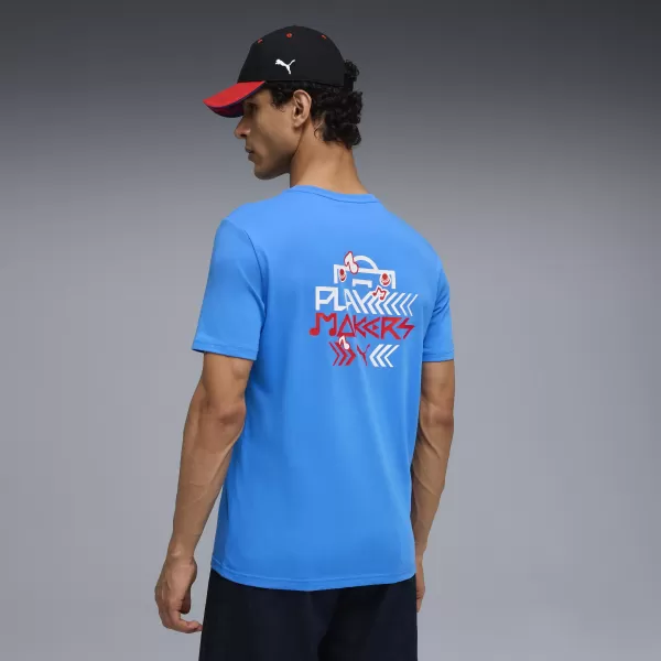  Cămaşă PUMA NEYMAR JR PLAYMAKER TEE 66032110 PUMA TEAM ROYAL/PUMA RED 