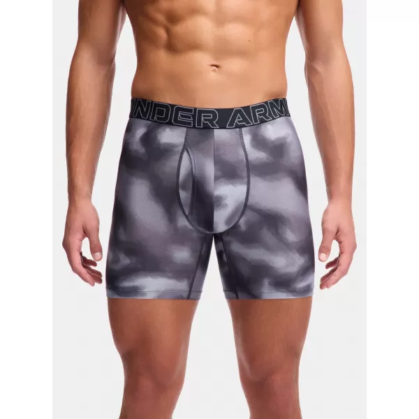  Boxeri pentru bărbați UNDER ARMOUR M UA PERF TECH MESH (3KS) 1383885-024 GRI TITAN 