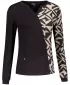 Tricou pentru femei KIXMI VIVIANE NEGRU/BEJ