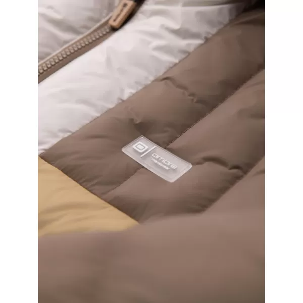  Sacou OMBRE OM-JALP-0296 BEJ ȘI ALB 