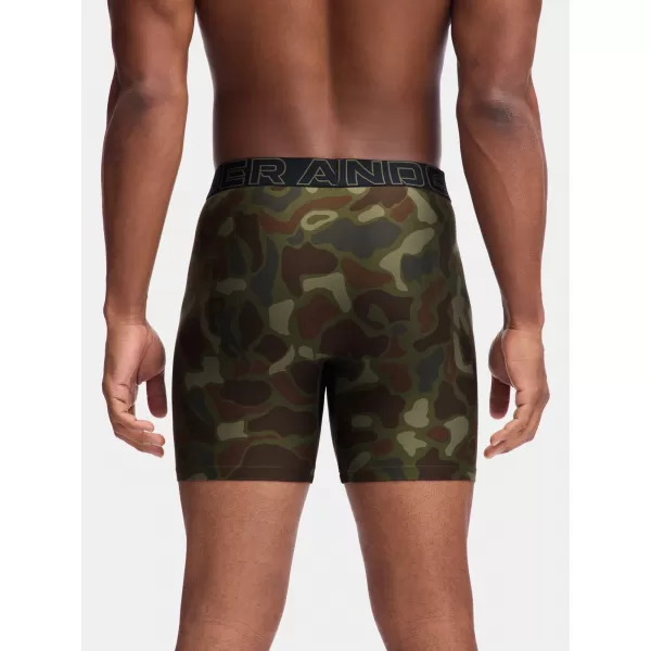 Boxeri pentru bărbați UNDER ARMOUR M UA PERF TECH (3KS) 1383879-392 NEGRU CU ORAN SOLAR 