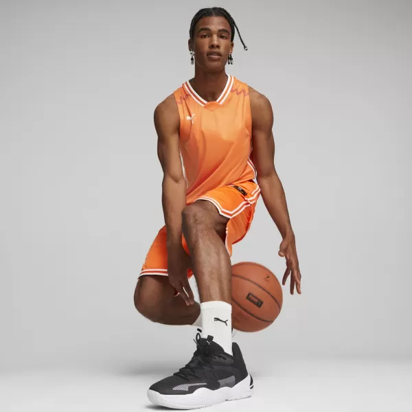  Jersey pentru bărbați PUMA HOOPS TEAM GAME JERSEY 67662808 MAC DE AUR 