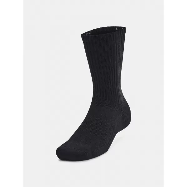  Șosete UNDER ARMOUR UNISEX UA TC 3PK CREW 1386311-001 NEGRU 